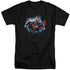 SUPERMAN/STARDUST - S/S ADULT TALL 18/1 - BLACK
