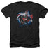 SUPERMAN/STARDUST - ADULT HEATHER - BLACK