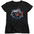 SUPERMAN/STARDUST - S/S WOMENS TEE - BLACK