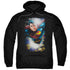 SUPERMAN/IN THE SKY - ADULT PULLOVER HOODIE - BLACK