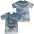 SUPERMAN/IN FORMATION (FRONT/BACK PRINT) - S/S ADULT POLY CREW - MULTI