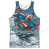SUPERMAN/IN FORMATION (FRONT/BACK PRINT) - ADULT POLY TANK TOP - MULTI