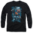 SUPERMAN/STORMY FLIGHT -  L/S ADULT 18/1  - BLACK