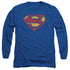 SUPERMAN/SUPER ROUGH -  L/S ADULT 18/1  - ROYAL BLUE