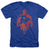SUPERMAN/SUPER KNOCKOUT - ADULT HEATHER - ROYAL BLUE