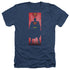 SUPERMAN/BLOCK - ADULT HEATHER - NAVY