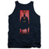 SUPERMAN/BLOCK - ADULT TANK - NAVY