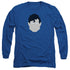 SUPERMAN/SUPES HEAD -  L/S ADULT 18/1  - ROYAL BLUE