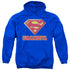 SUPERMAN/SUPER GRANDPA - ADULT PULLOVER HOODIE - ROYAL BLUE