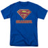 SUPERMAN/SUPER GRANDPA - S/S ADULT 18/1 - ROYAL BLUE