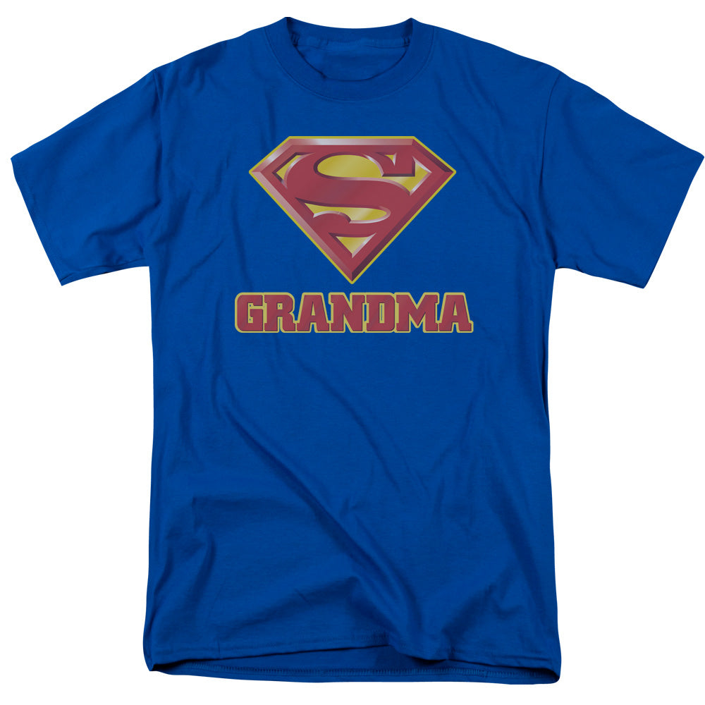 SUPERMAN/SUPER GRANDMA - S/S ADULT 18/1 - ROYAL BLUE