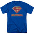 SUPERMAN/SUPER GRANDMA - S/S ADULT 18/1 - ROYAL BLUE
