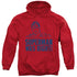 SUPERMAN/WAS RIGHT - ADULT PULLOVER HOODIE - RED