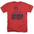 SUPERMAN/WAS RIGHT - ADULT HEATHER - RED