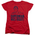 SUPERMAN/WAS RIGHT - S/S WOMENS TEE - RED