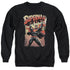 SUPERMAN/LIFT UP - ADULT CREWNECK SWEATSHIRT - BLACK