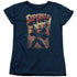 SUPERMAN/LIFT UP - S/S WOMENS TEE - NAVY