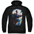 SUPERMAN/CK SUPERSTAR - ADULT PULLOVER HOODIE - BLACK