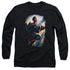 SUPERMAN/CK SUPERSTAR -  L/S ADULT 18/1  - BLACK