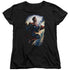SUPERMAN/CK SUPERSTAR - S/S WOMENS TEE - BLACK