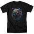 SUPERMAN/BREAKING SPACE - S/S ADULT 18/1  -  BLACK