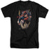 SUPERMAN/ORBIT - S/S ADULT TALL 18/1 - BLACK