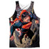 SUPERMAN/UP UP (FRONT/BACK PRINT) - ADULT POLY TANK TOP - MULTI