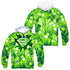 SUPERMAN/KRYPTONITE SHIELD (FRONT/BACK PRINT) - ADULT POLY PULLOVER HOODIE - MULTI