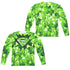 SUPERMAN/KRYPTONITE SHIELD (FRONT/BACK PRINT) - L/S ADULT POLY CREW  - MULTI