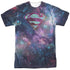 SUPERMAN/SPACED OUT LOGO (FRONT/BACK PRINT) - S/S ADULT POLY CREW - MULTI