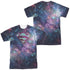 SUPERMAN/SPACED OUT LOGO (FRONT/BACK PRINT) - S/S ADULT POLY CREW - MULTI