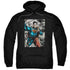 SUPERMAN/SUPER SELFIE - ADULT PULLOVER HOODIE - BLACK