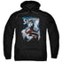 SUPERMAN/PROTECT EARTH - ADULT PULLOVER HOODIE - BLACK