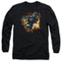 SUPERMAN/BLASTING THROUGH -  L/S ADULT 18/1  - BLACK