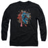 SUPERMAN/ROCK BREAKER -  L/S ADULT 18/1  - BLACK