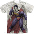 SUPERMAN/BIZARRO SUB (FRONT/BACK PRINT) - S/S ADULT POLY CREW - MULTI