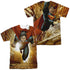 SUPERMAN/UP UP CITY (FRONT/BACK PRINT) - S/S ADULT POLY CREW - MULTI