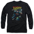 SUPERMAN/THROUGH THE RUBBLE -  L/S ADULT 18/1  - BLACK