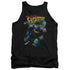 SUPERMAN/THROUGH THE RUBBLE - ADULT TANK - BLACK