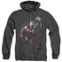 SUPERMAN/PROPAGANDA SUPERMAN - ADULT HEATHER HOODIE - BLACK