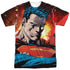 SUPERMAN/DETERMINATION (FRONT/BACK PRINT) - S/S ADULT POLY CREW - MULTI