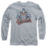 SUPERMAN/VINTAGE STANCE -  L/S ADULT 18/1  - ATHLETIC HEATHER