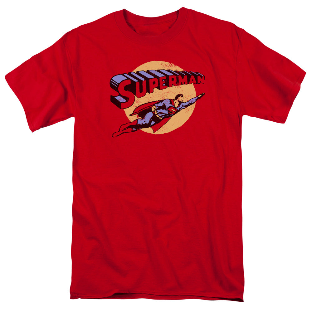 SUPERMAN/FLY BY - S/S ADULT 18/1 - RED