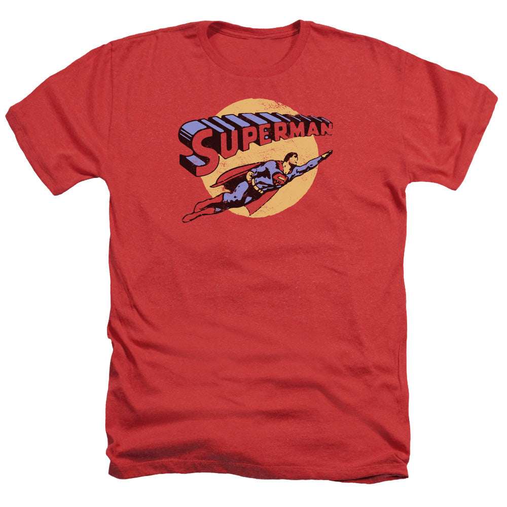 SUPERMAN/FLY BY - ADULT HEATHER - RED