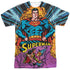 SUPERMAN/BLAST OFF (FRONT/BACK PRINT) - S/S ADULT POLY CREW - MULTI