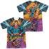 SUPERMAN/BLAST OFF (FRONT/BACK PRINT) - S/S ADULT POLY CREW - MULTI