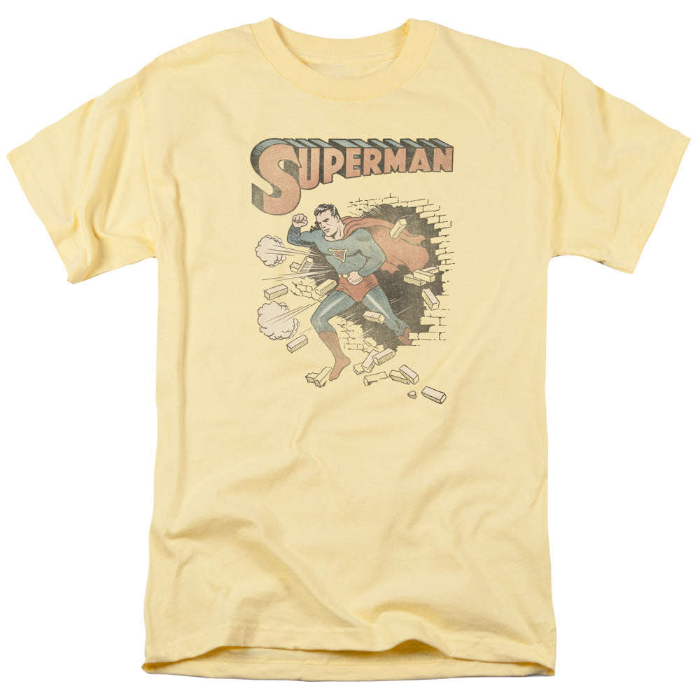 SUPERMAN/VINTAGE BREAKTHROUGH - S/S ADULT 18/1 - BANANA