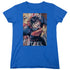 SUPERMAN/FLIGHT OF STEEL - S/S WOMENS TEE - ROYAL BLUE