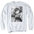 SUPERMAN/FLIGHT OF STEEL - ADULT CREWNECK SWEATSHIRT - WHITE