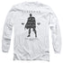 SUPERMAN/PAISLEY SIHOUETTE -  L/S ADULT 18/1  - WHITE